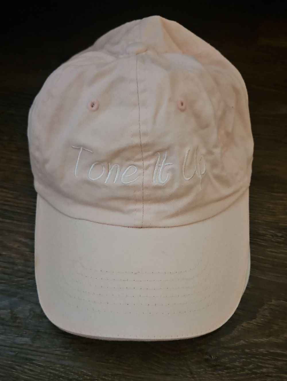 Tone It Up Embroidered Pink Baseball Cap